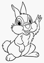 coloriage pam pam le lapin